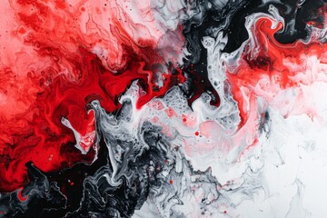 Red black and white paint background
