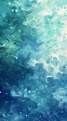 Blue white and green watercolor paint background
