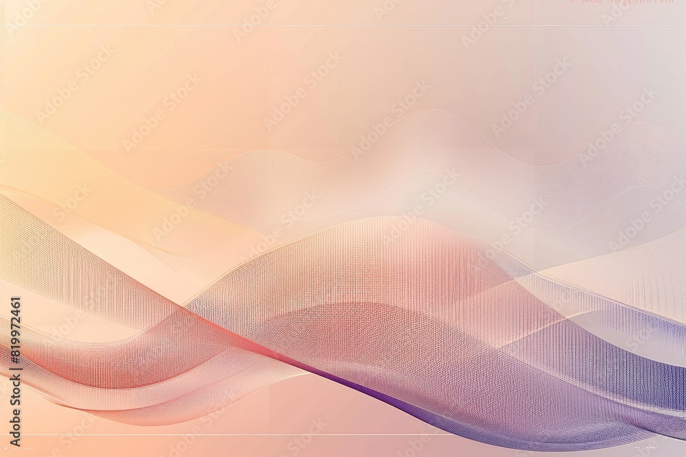 Poster colorful abstract background with soft waves. aig51a.
