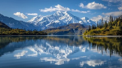 Lake Clark National Park in Alaska, USA