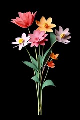 Fototapeta premium bouquet of flowers