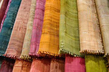 Close-up of pollution-absorbing fabric swatch, symbolizing sustainability in textile industry innovation.