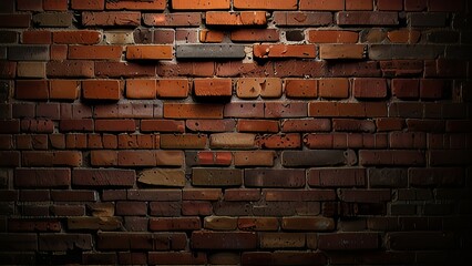 Wallpaper background and red clay brick texture