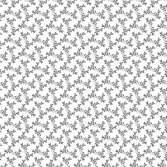 Flat design small flowers pattern design