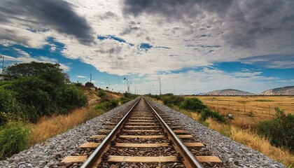 railway in the countryside