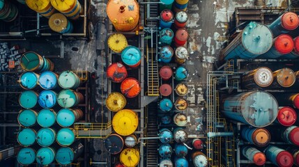 Beyond the Barrel: Explore the versatility of petrochemicals in creating everyday essentials, from plastics and synthetic fibers to pharmaceuticals and agricultural chemicals --ar 16:9 