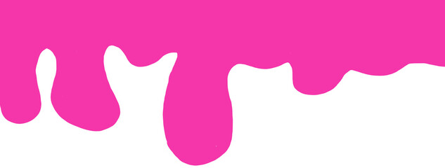 neon pink dripping paint