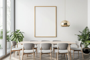 Dining Room With Table and Chairs