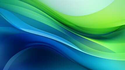 Abstract green and blue digital background