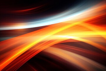 Obraz premium Abstract light streaks in motion