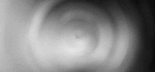 Black white gray grainy noisy background, noise texture abstract swirl banner poster backdrop design