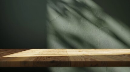 The Sunlit Wooden Table