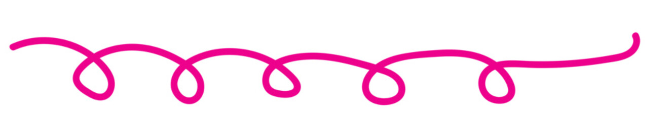 Obraz premium Squiggle line design element. vector file illustration