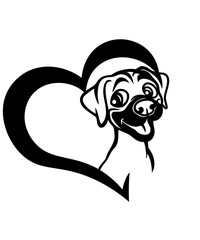 Rhodesian Ridgeback vector graphic SVG 