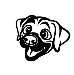 Rhodesian Ridgeback vector graphic SVG 