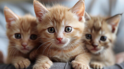 the cute orange gold gradient kitten