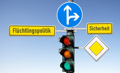 Migrationspolitik der Ampelkoalition bleibt heftig umstritten, (Symbolbild)