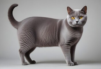 Chartreux Cat Breed Isolated