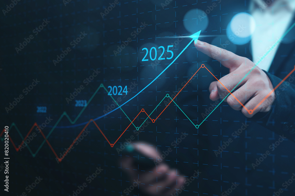 Poster business 2025 analytics tools charts and graphs with statistics to analyze business potential and fo