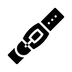 belt glyph icon