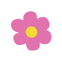 pink and yellow flower