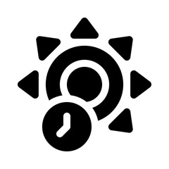 daytime glyph icon
