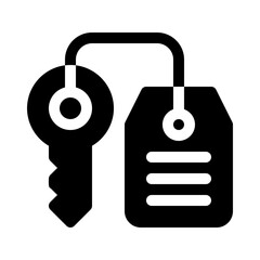 key label glyph icon