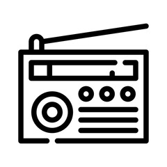 radio line icon