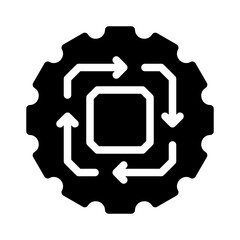 process glyph icon