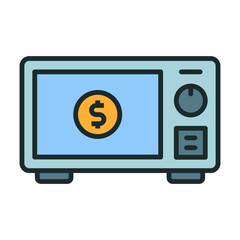 Safebox icon. Icons about banking and finance