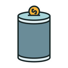 Saving money icon. Icons about banking and finance