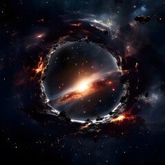 Fototapeta premium Blackhole in space