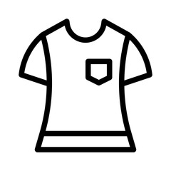 shirt line icon