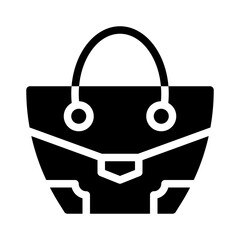 bag glyph icon