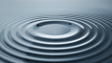 Circular Ripple Effect in Calm Water