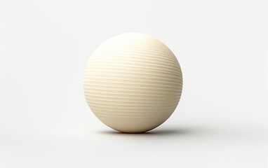 Sleek and Durable White Massage Ball for Every Use