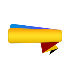 Text Box Label Sale labeL banner
