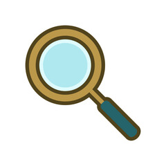 magnifying glass icon design vector template