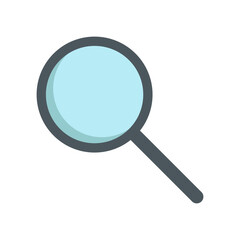 magnifying glass icon design vector template