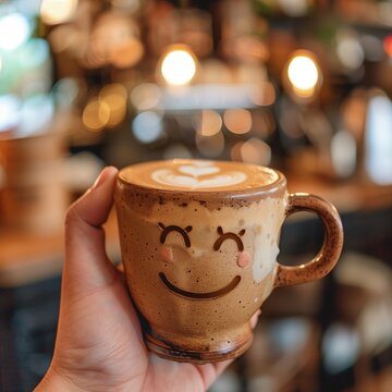 Start Your Morning Right with a Smiley Emoji Mug