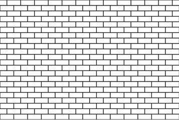 White brick wall. White brick wall seamless pattern. Flat style background