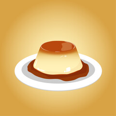 Japanese Caramel Custard Pudding