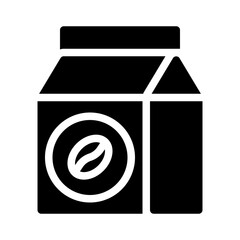 coffee pack glyph icon