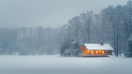 Stuck in a cabin during a snowstorm, a grumpy and cheerful person find unlikely friendship.