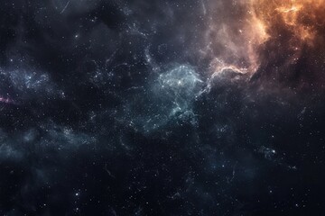 Fototapeta premium Colorful galaxy with vibrant colors and stars