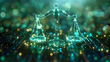 The level of justice, on the one hand, represents human decision-making. And the other side of AI algorithms is necessary to apply the law to artificial intelligence.