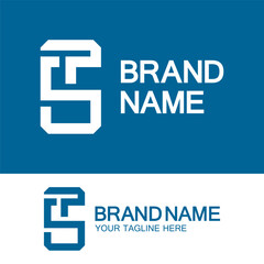 Alphabet letters monogram logo PS, SP, P and S, elegant and Professional letter icon design