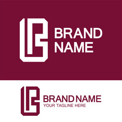 Alphabet letters monogram logo PS, SP, P and S, elegant and Professional letter icon design