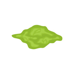 Green Moss Plant Illustration 