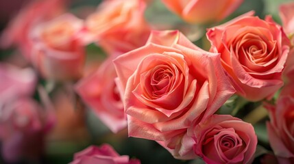 Rose bouquet captured in a lovely studio with natural light